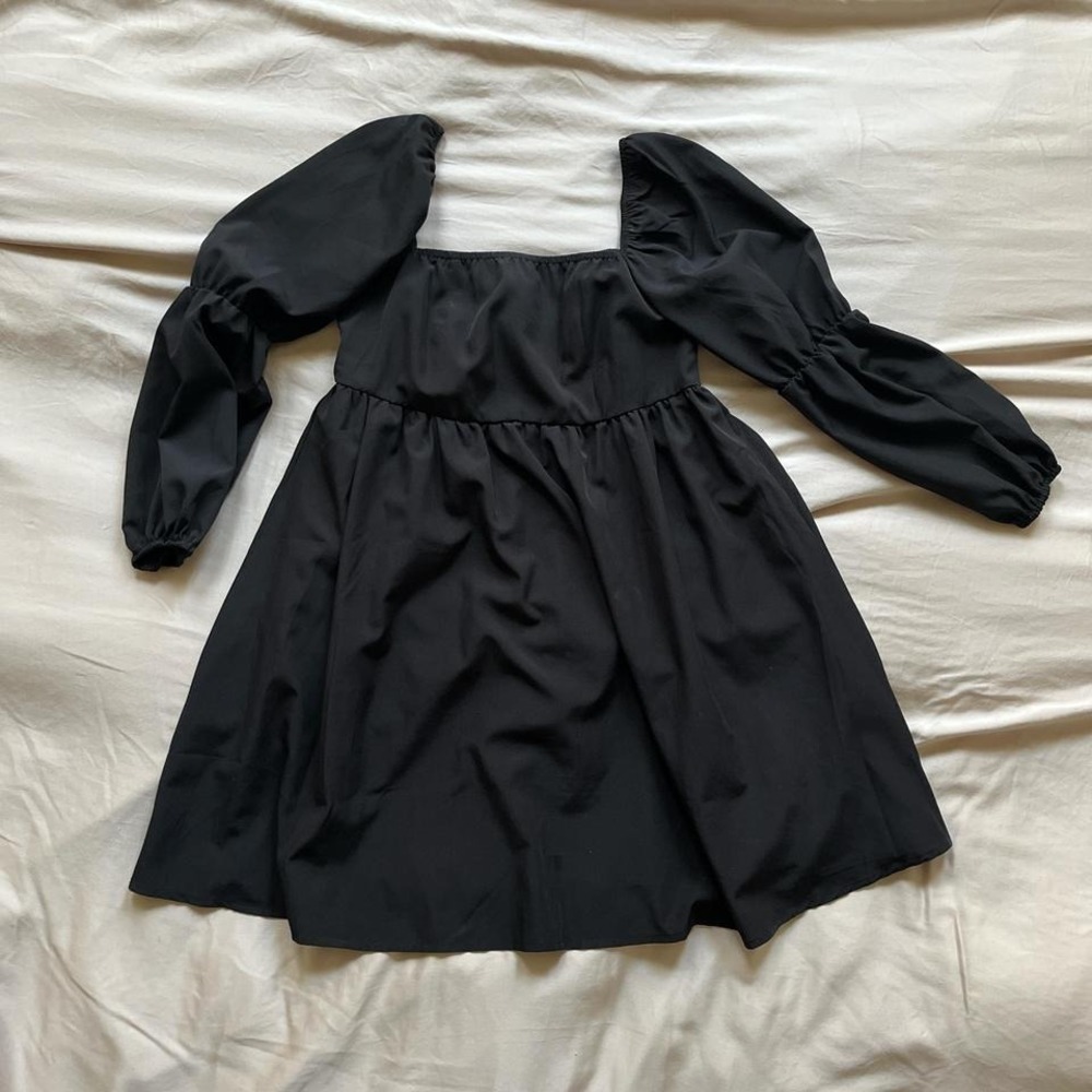 Black Ruffle‎ Dress Size Medium
